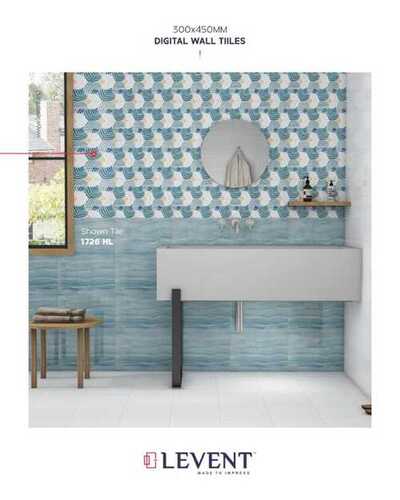 Any Color 300X450 Mm Designer Digital Ceramic Wall Tiles For Home And Commercial Places