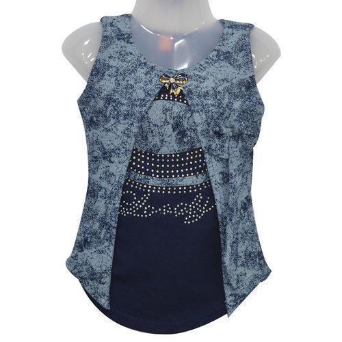 Comfortable Sleeveless Party Wear Ladies Fancy Top Bust Size: 20-23 Inch (In)