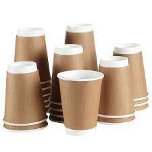 Environment Friendly And Bio Dragradable Light Weight Brown Disposable Glass