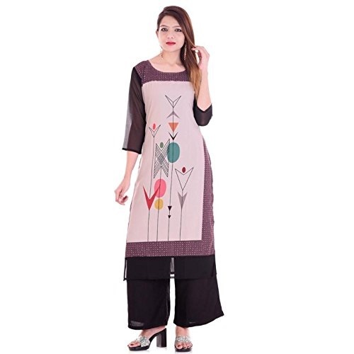 Ladies Daily Wear Comfortable And Breathable 3/4 Sleeves Cotton Multi-Color Kurti