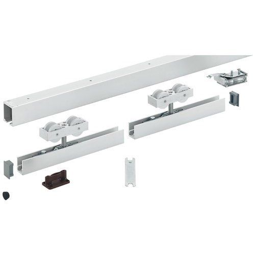 Silver Stainless Steel And Premium Quality Long Lasting Sliding Door Fitting