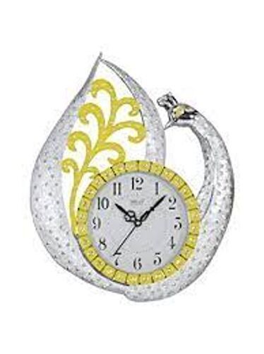 Wall Decoration Luxury Crystal Peacock Clock