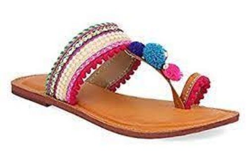 Women Skin Friendly Elegant Look Comfortable Light Weight Multicolor Chappal