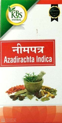 100 Gram Kbs Herbal Azadirachta Indica Neem Patra Powder Grade: A Grade