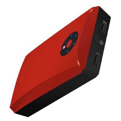 6000 Mah Excellent Design Red Power Bank For Mobile Charging