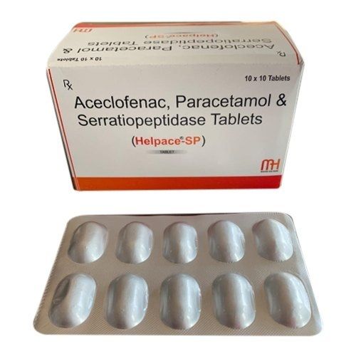 Aceclofenac Paracetamol & Serratiopeptidase Tablets