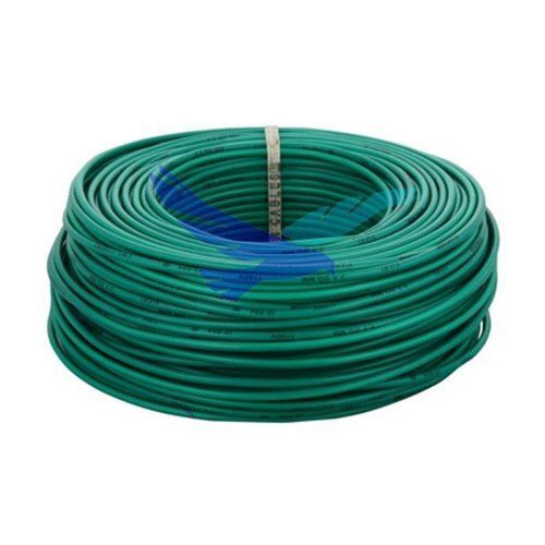 Good Flexibility Light Weight Durable Long Lasting Green Aluminium Electrical Wire Conductor Material: Copper And Aluminum