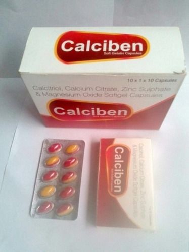 Calcitriol, Calcium Citrate, Zinc Sulphate B. Magnesium Oxide Softgel Capsules,