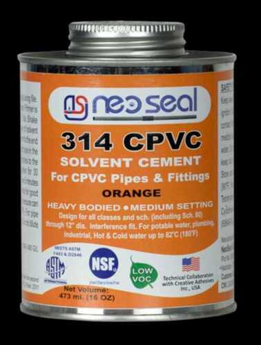 Fine Finished Light Weight Highly Effective Cpvc Solvent Chemical