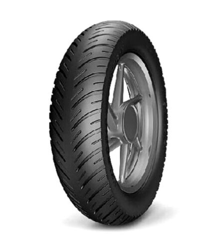 Heavy Duty And Solid Black Rubber Flat Free Two Wheeler Tyre For Motorcycle 