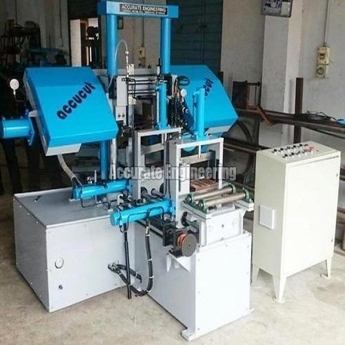 Heavy Duty Ruggedly Constructed Mild Steel Accucut Double Column Band Saw Machines