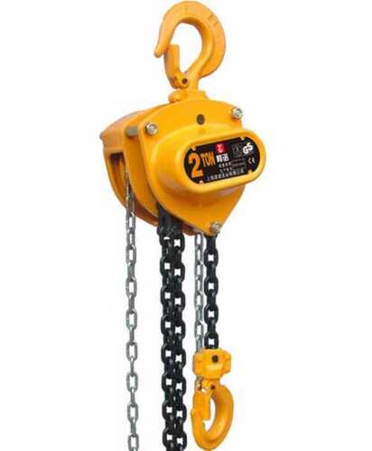 Highly Durable Fine Finish High Strength Heavy Duty Chain Pulley Block