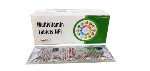 Multivitamin Tablets, Nfi 10x10 Tablet