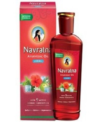Relieve Headache Fatigue Tension Sulfate Free Navratna Ayurvedic Cool Oil