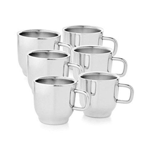 Silver Small Cute Cup Latest Stylish 100% Stainless Steel Tea Cup