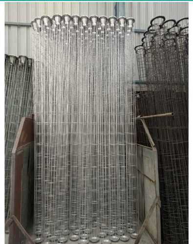 Grey Spot Welding Dust Collector Filter Bag Cage, 1000 Mm To 7000 Mm Height