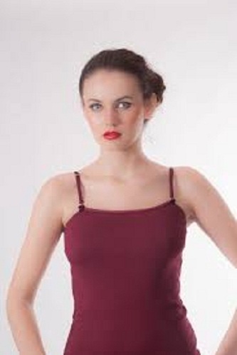 Highly Breathable And Comfortable Colour Maroon Plain Ladies Slips