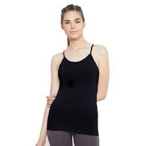 Black Lace Trim Ladies Slips - Cotton, One Size | Soft, Comfortable, Easy Slip-On Design