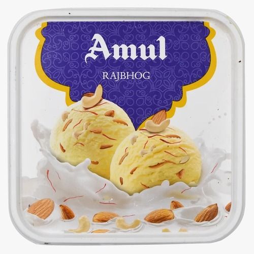 500 Gram Food Grade Sweet And Delicious Eggless Amul Rajbhog Ice Cream 