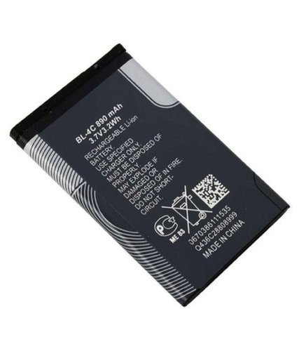 Black Capacity 890 mAh Nokia Mobile Battery - 3.7 V Output Essential Accessory for Extensive Mobile Phone Use