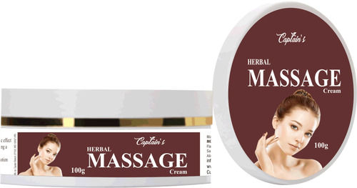 Easy To Apply Chemical Free White Herbal Massage Cream For Normal Skin 
