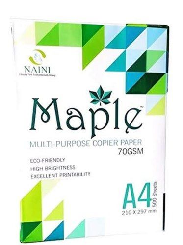 Eco Friendly Excellent Printable White Maple Multi Purpose Copier A4 Paper  Application: Agriculture