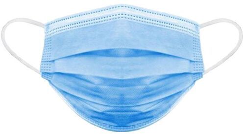 Elastic Edge And Breathable Comfortable Blue Disposable Surgical Face Mask Age Group: Suitable For All Ages