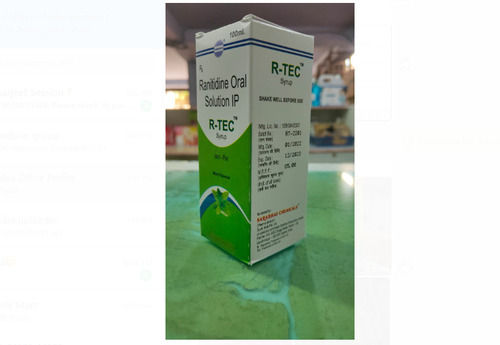 R-Tec Ranitidine Oral Solution Ip Syrup, Net Vol. 100Ml Medicine Raw Materials