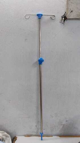 अस्पताल और क्लिनिक में इस्तेमाल किया जाने वाला स्टेनलेस स्टील प्लेन ड्रिप स्टैंड