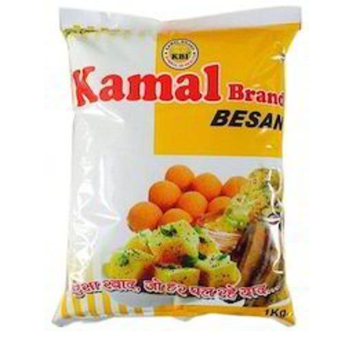 100% Fresh And Healthy No Add Preservatives Yellow Kamal Brand Besan, 1 Kg Additives: 2