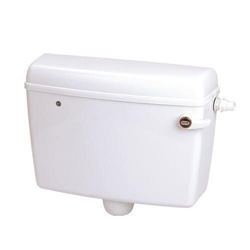 White Single Flush Plastic Flushing Cistern For Toilet Installation Type: Wall Mounted