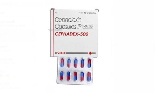 Cipla Cephadex-500 Cephalexin Capsules Ip 500mg, Pack 10x10 Tablet