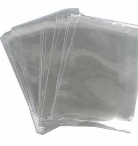 Clear Transparent Water-Resistant Plain Disposable Bopp Plastic Bags