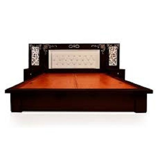 Machine Made Comfortable And Long Lasting Designer Wooden Strong Styles Double Bed For Home