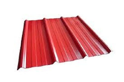 Corrosion Resistant And Fine Finish Long Durable Red Roofing Sheet For Commercial Use Length: 15  Meter (M)