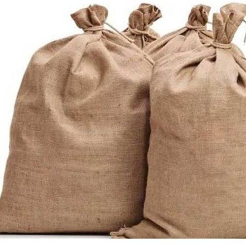 Eco Friendly And Recycled Leaf Proof Dust Free Goods Packed Use For Brown Jute Sacks 