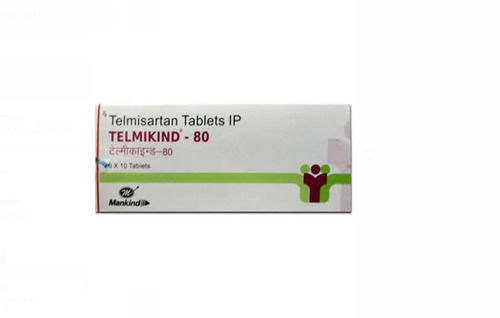 Mankind Telmikind-80 Telmisartan Tablets Ip, Pack Of 6x10 Blister 