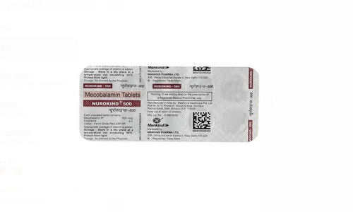Nurokind-500 Mecobalamin Tablets, Pack Of 10 Tablets 