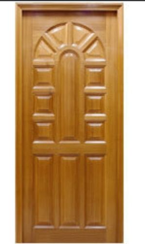 Teak Wood Flush Beautiful Durable And Modern Brown Entry Doors  Frame Thickness: 21-24 Millimeter (Mm)