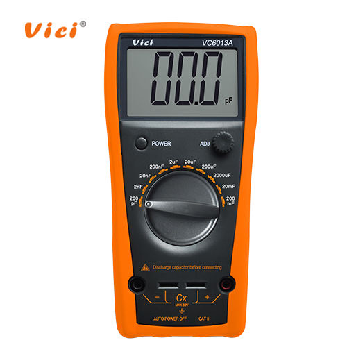 बड़े एलसीडी डिस्प्ले के साथ Vicimeter Vc6013a कैपेसिटेंस टेस्टर