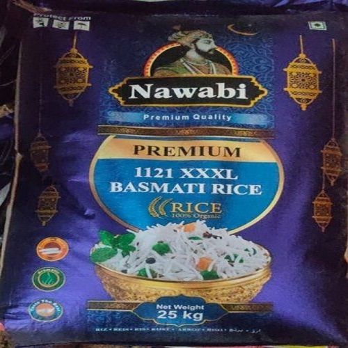 100% Pure And Natural Fresh Dried Long Grain Golden Indian 1121 Basmati Rice