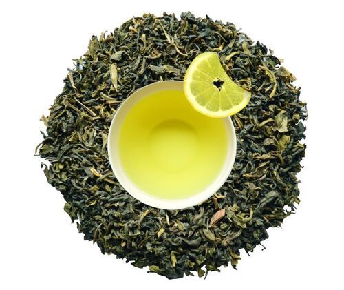 100% Pure Natural And Herbal Lemon Flavored Dried Green Tea Granules