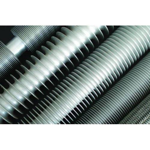 Blue Aluminium Extruded Finned Tubes For Industrial Usage