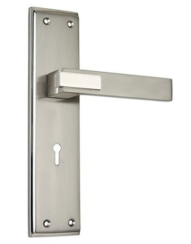 Silver Doors Matte Finish Stainless Steel Door Handle Lock