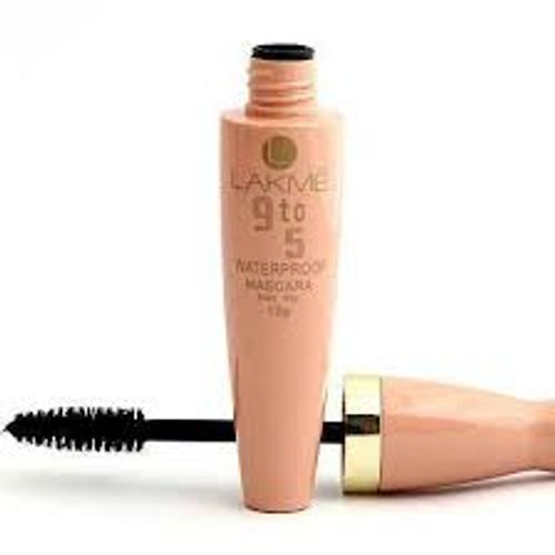 Easy To Use Lakme Waterproof Black Mascara Eyes  Shelf Life: 2 Years