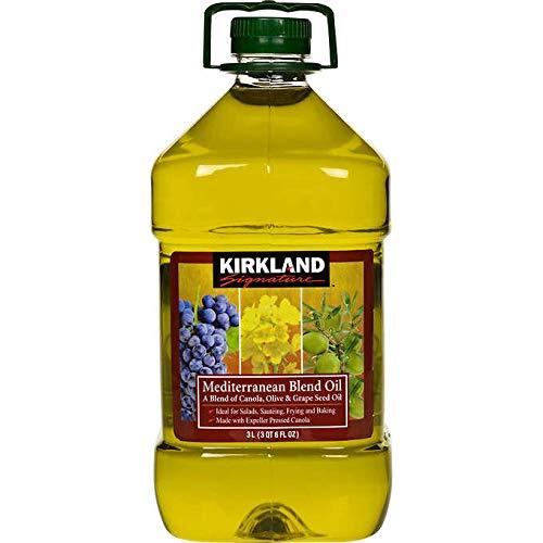 Healthy Blend Of Canola Olive Oil And Grapeseed Oil Kirkland Signature Mediterranean Blend Oil - 3l