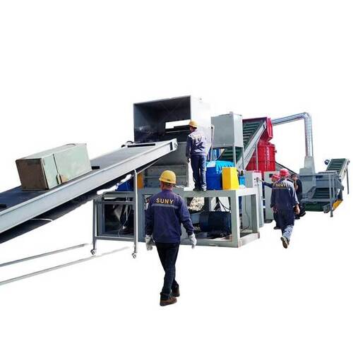 High Speed Waste Refrigerators Recycling Production Line