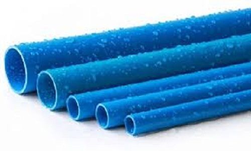 Highly Durable Long Lasting Strong Solid Round Blue Agriculture Pvc Pipe For Industrial Use Length: 15  Meter (M)