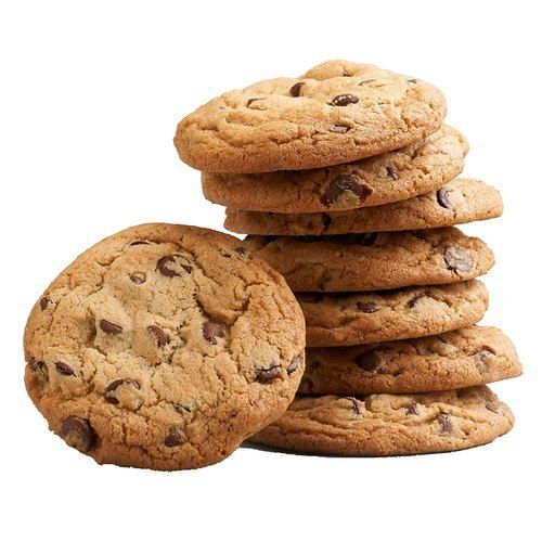Hygienically Packed Round Shape Fat Content 5% Sweet And Soft Chocolate Cookies