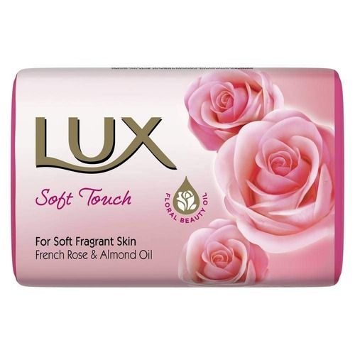 Lux French Rose And Almond Oil Soap Bar With Floral Fragrance For Glowing Skin